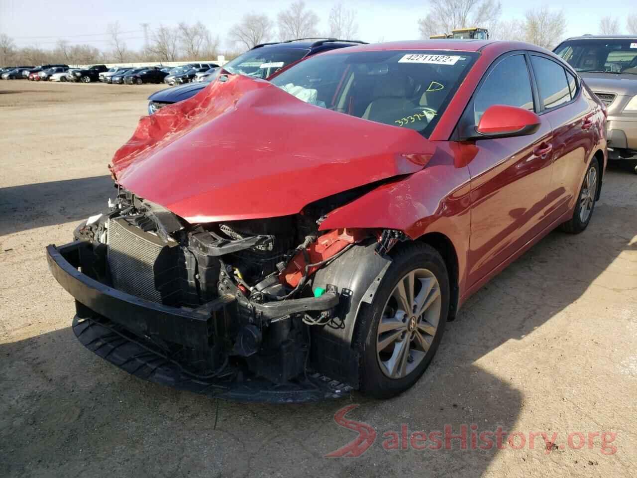 5NPD84LF0JH333742 2018 HYUNDAI ELANTRA