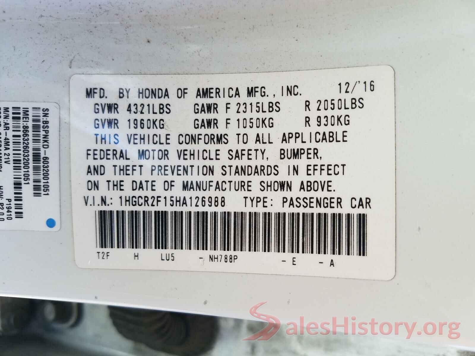 1HGCR2F15HA126988 2017 HONDA ACCORD