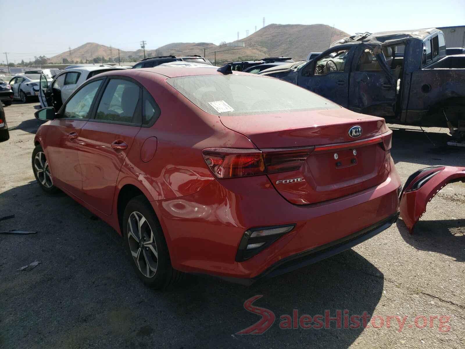 3KPF24AD2LE233953 2020 KIA FORTE