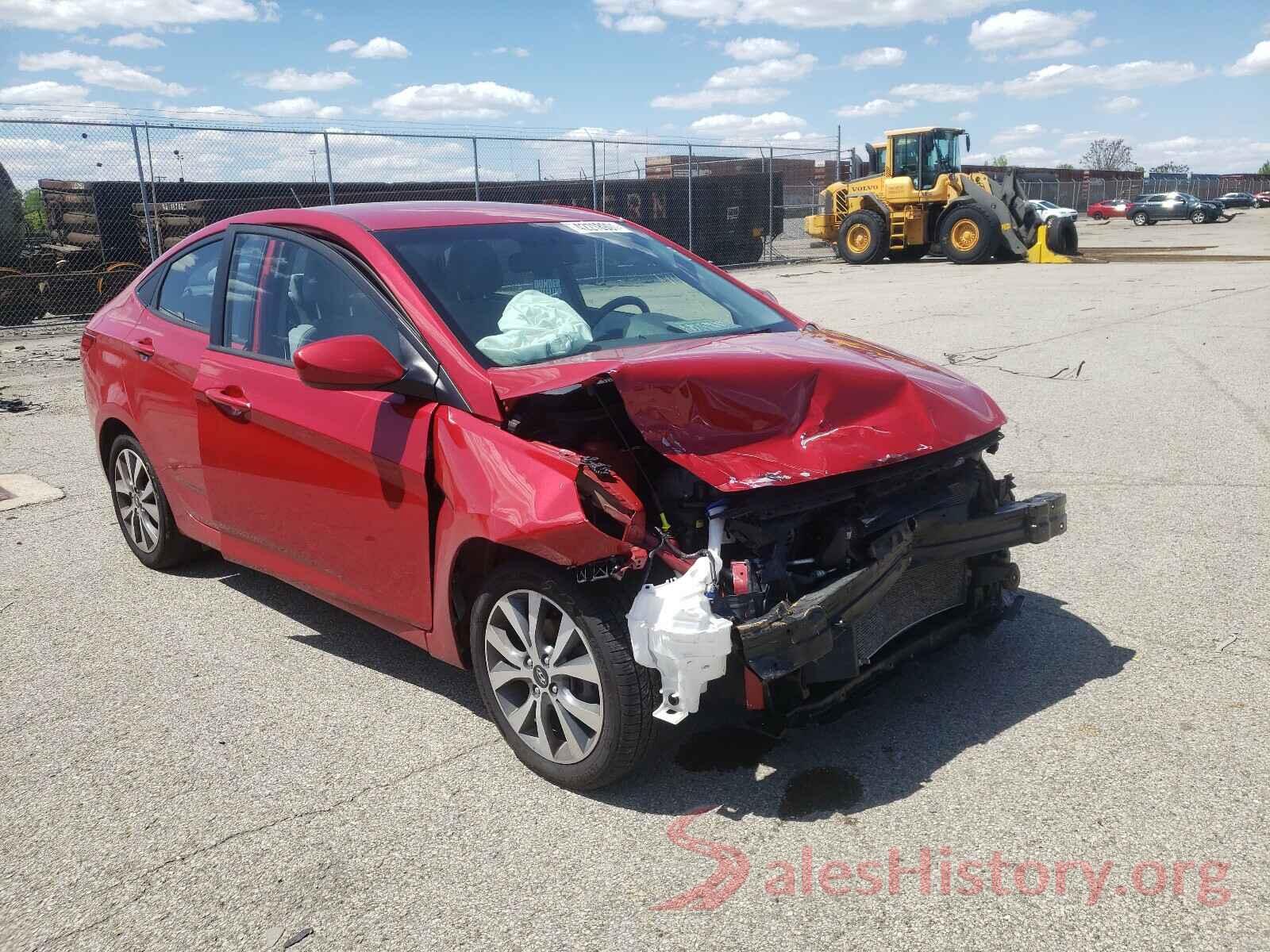 KMHCT4AE5HU334322 2017 HYUNDAI ACCENT