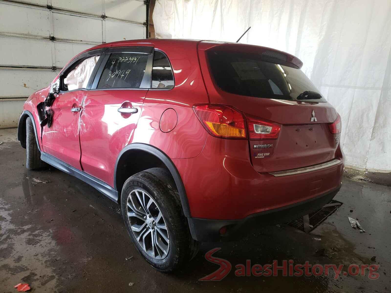 JA4AR3AW8GZ023606 2016 MITSUBISHI OUTLANDER