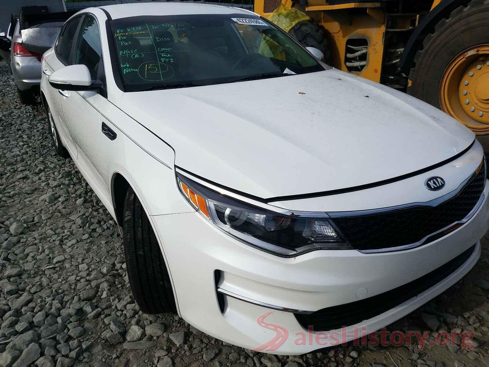 KNAGT4L38G5096148 2016 KIA OPTIMA