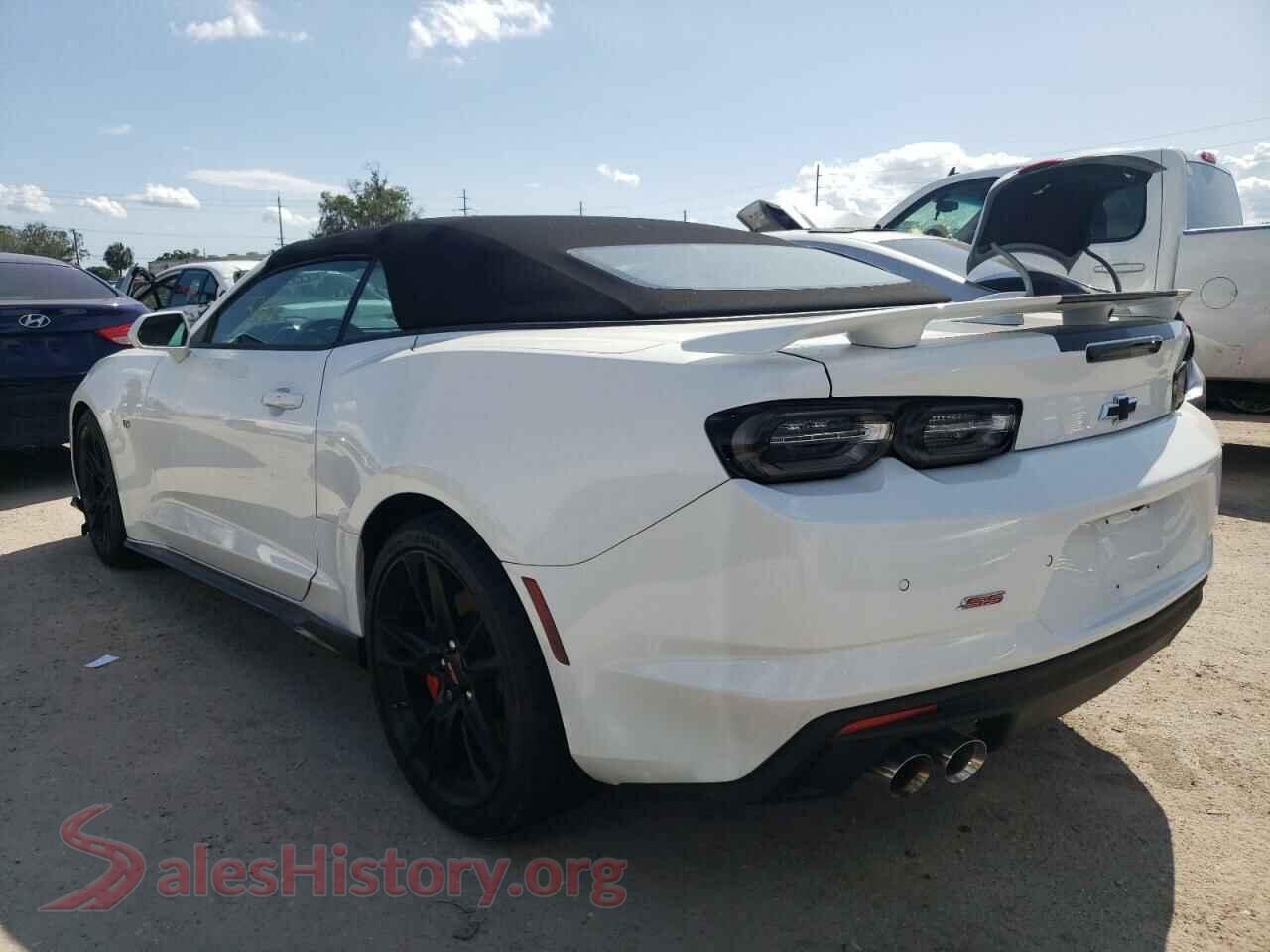 2022 CHEVROLET CAMARO VIN 1G1FH3D73N0100699, right side view