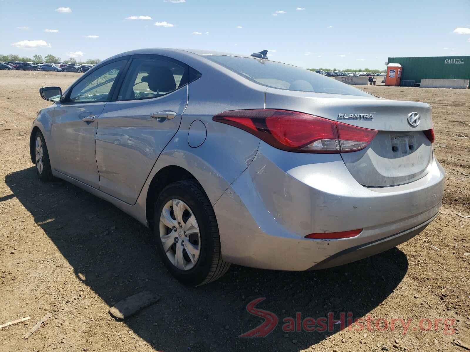 5NPDH4AE2GH674286 2016 HYUNDAI ELANTRA