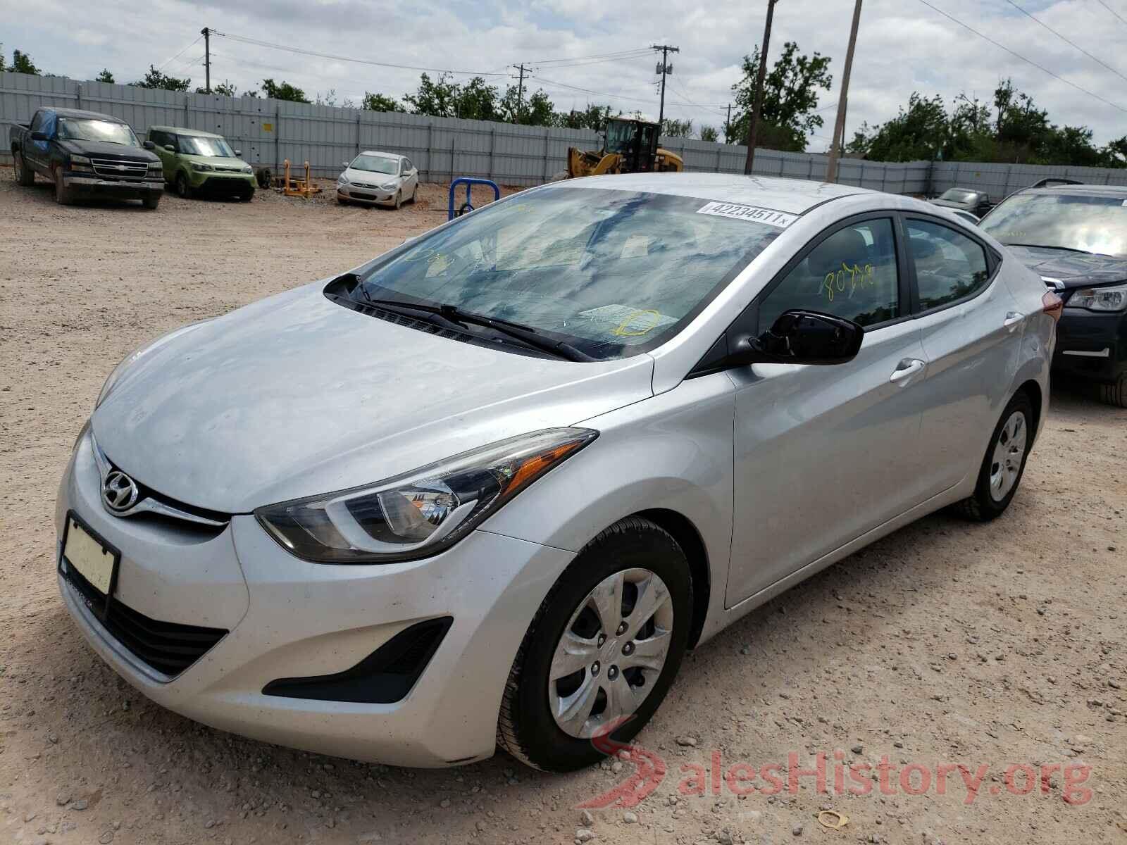 5NPDH4AE5GH725764 2016 HYUNDAI ELANTRA