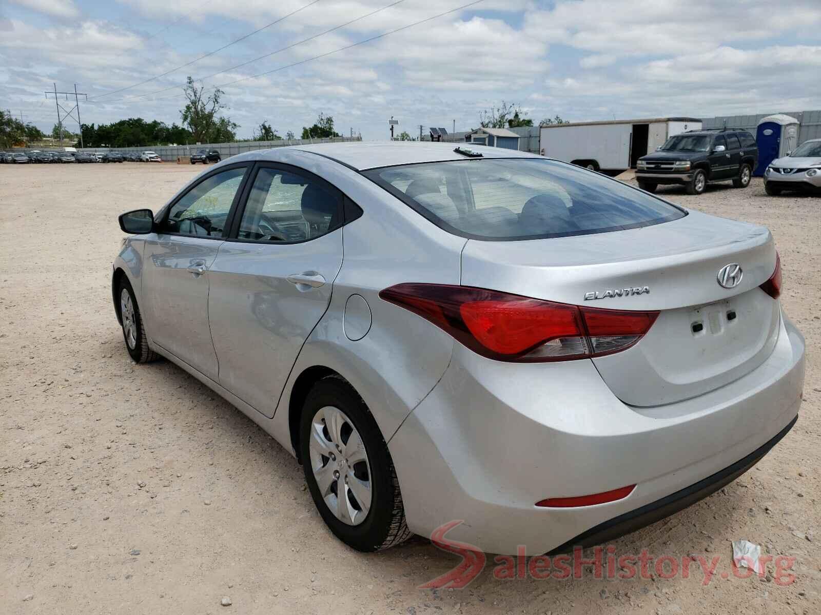 5NPDH4AE5GH725764 2016 HYUNDAI ELANTRA