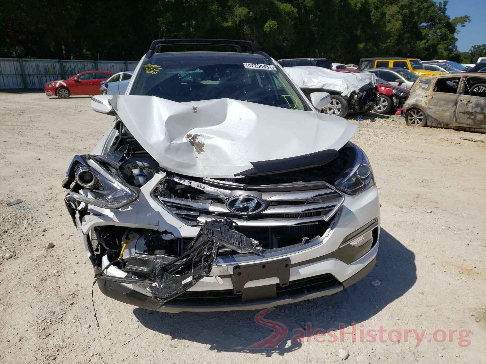 5XYZWDLA3JG563699 2018 HYUNDAI SANTA FE