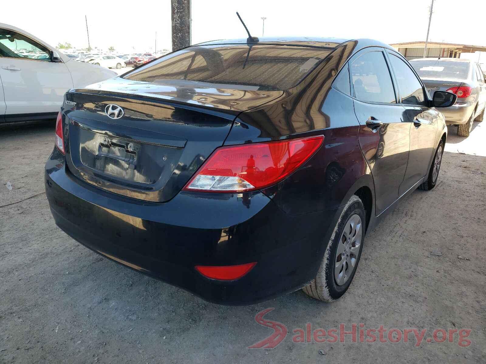 KMHCT4AEXGU140304 2016 HYUNDAI ACCENT