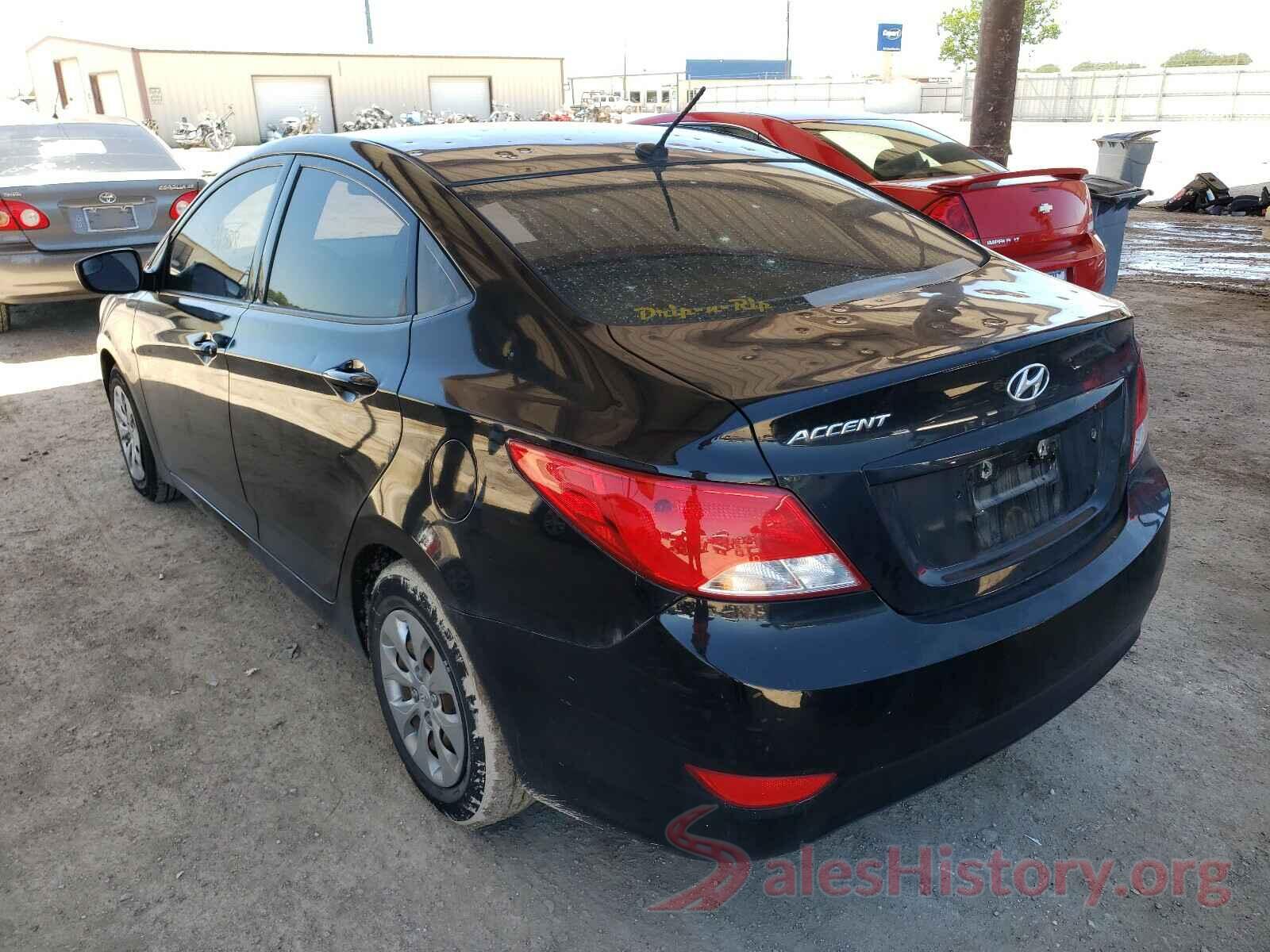 KMHCT4AEXGU140304 2016 HYUNDAI ACCENT