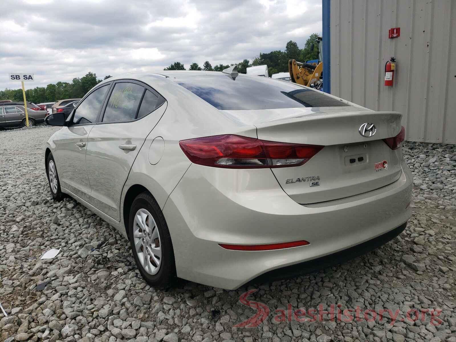 5NPD74LF9HH141264 2017 HYUNDAI ELANTRA