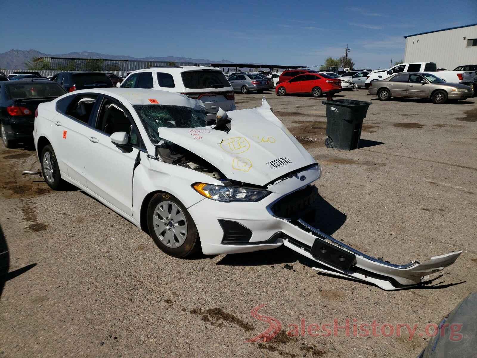 3FA6P0G76KR114408 2019 FORD FUSION