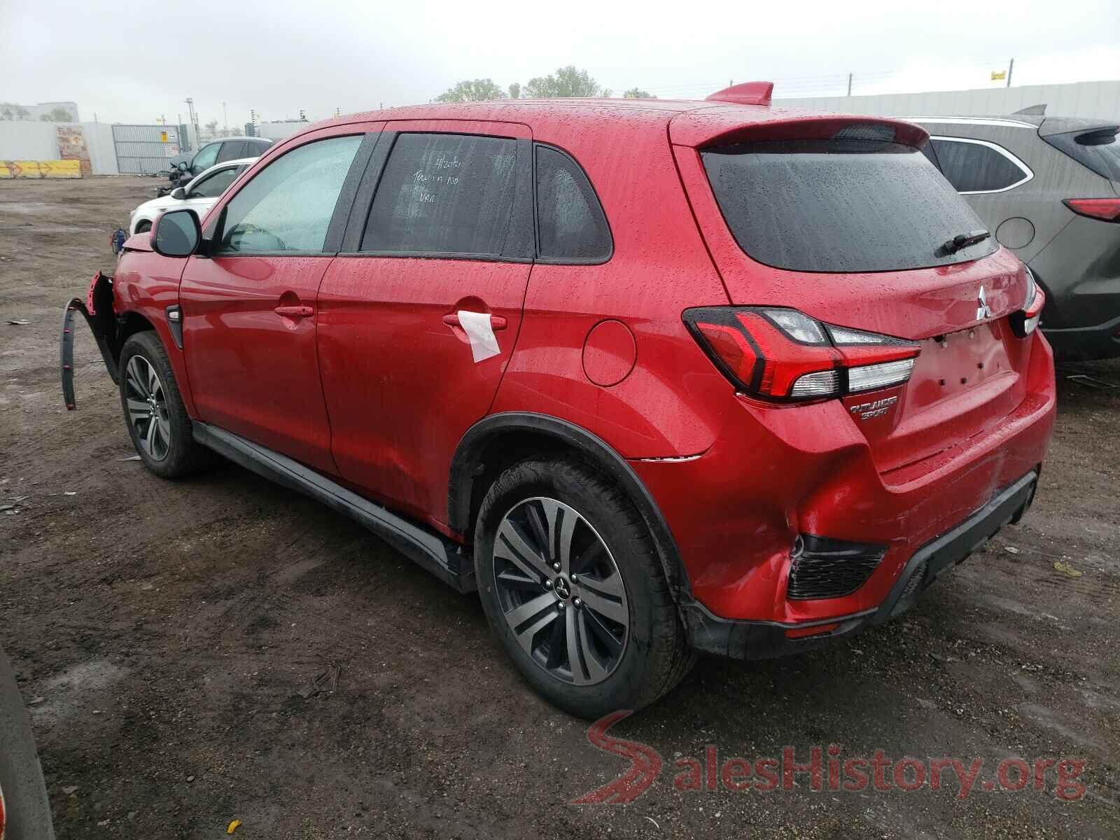 JA4AP3AU9LU013971 2020 MITSUBISHI OUTLANDER