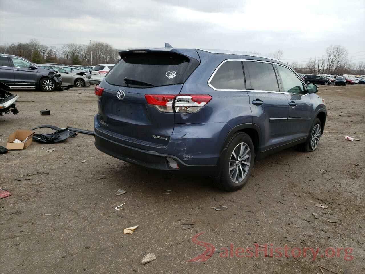 5TDJZRFH5KS939513 2019 TOYOTA HIGHLANDER