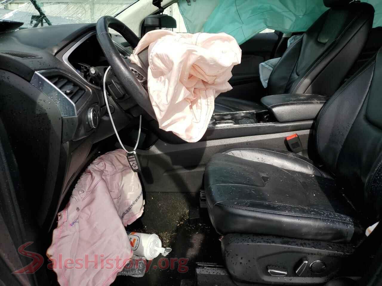 2019 FORD EDGE VIN 2FMPK4K95KBB66507, engine bay