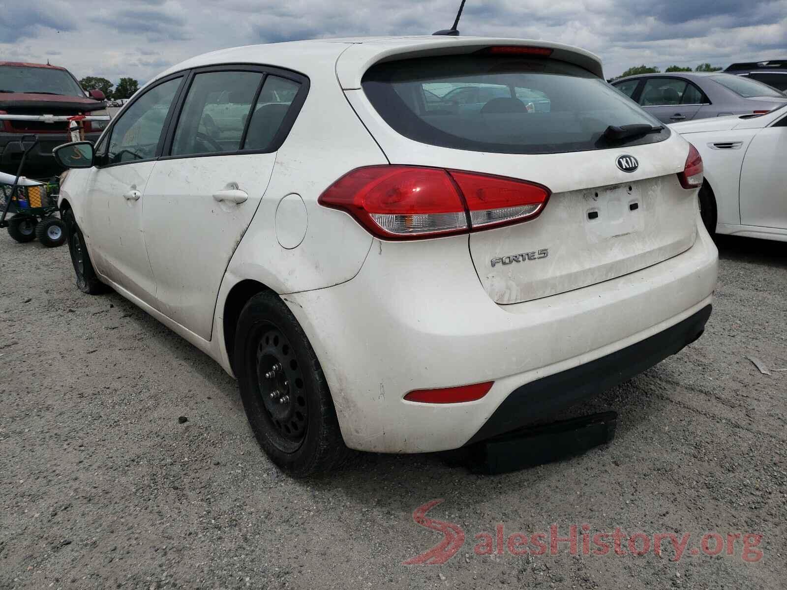 KNAFK5A82G5547190 2016 KIA FORTE