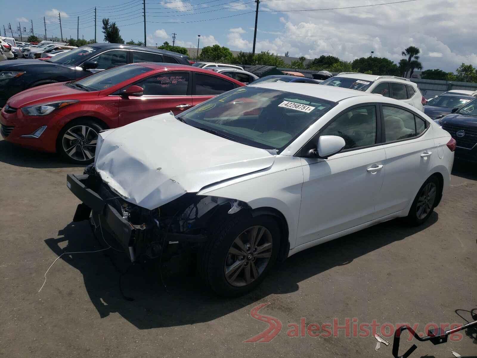 5NPD84LF7HH162661 2017 HYUNDAI ELANTRA