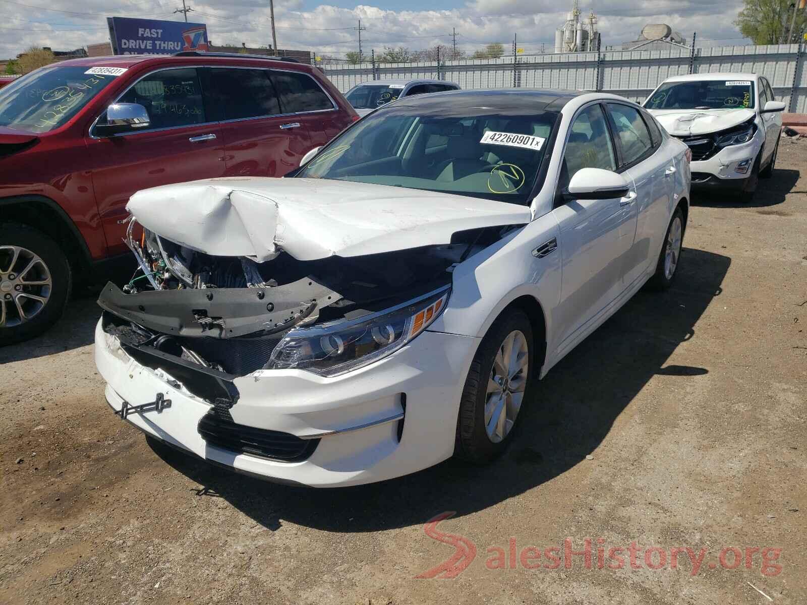 5XXGU4L38GG120184 2016 KIA OPTIMA