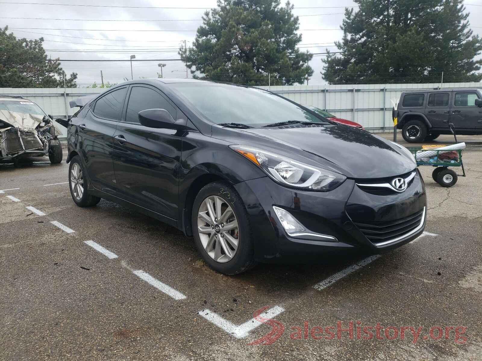 KMHDH4AE4GU606203 2016 HYUNDAI ELANTRA