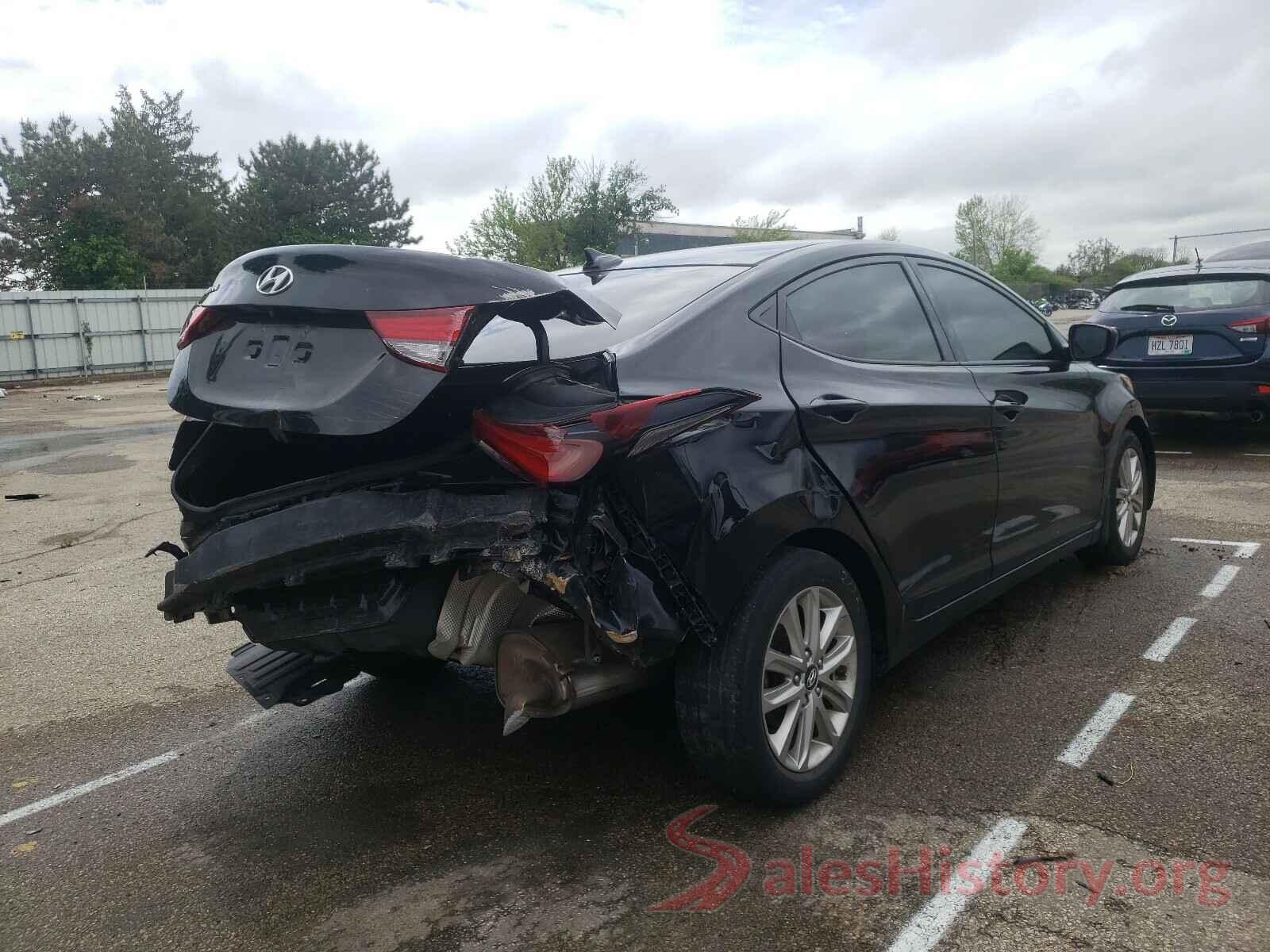 KMHDH4AE4GU606203 2016 HYUNDAI ELANTRA