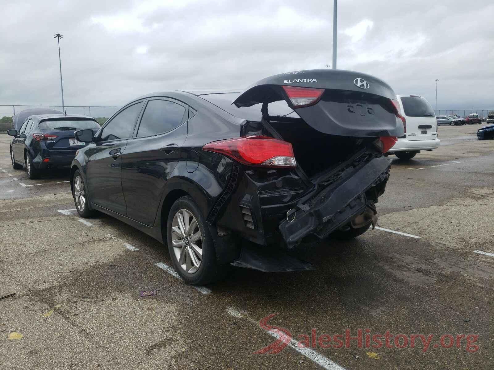 KMHDH4AE4GU606203 2016 HYUNDAI ELANTRA