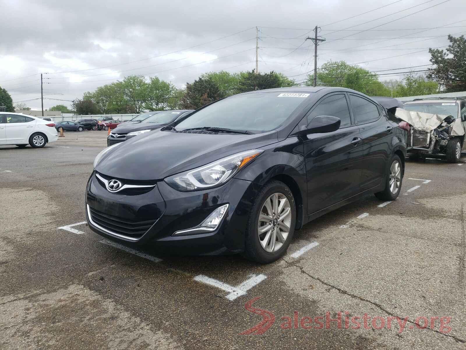 KMHDH4AE4GU606203 2016 HYUNDAI ELANTRA