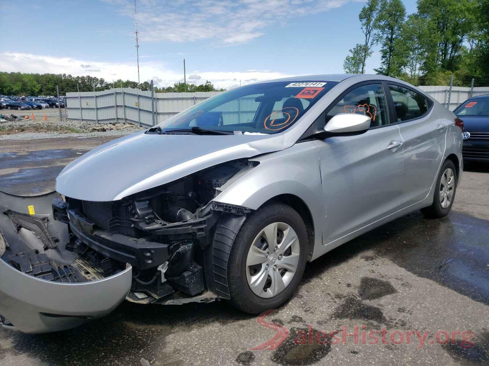 5NPDH4AEXGH705395 2016 HYUNDAI ELANTRA