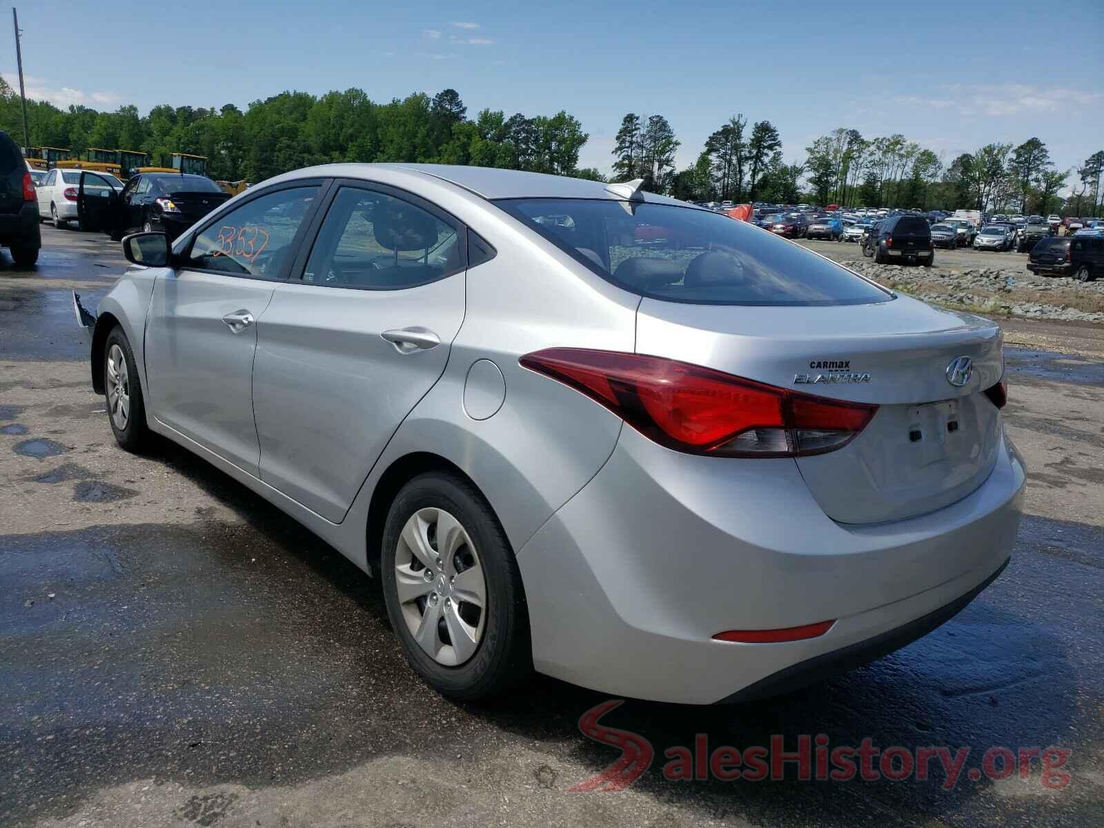 5NPDH4AEXGH705395 2016 HYUNDAI ELANTRA