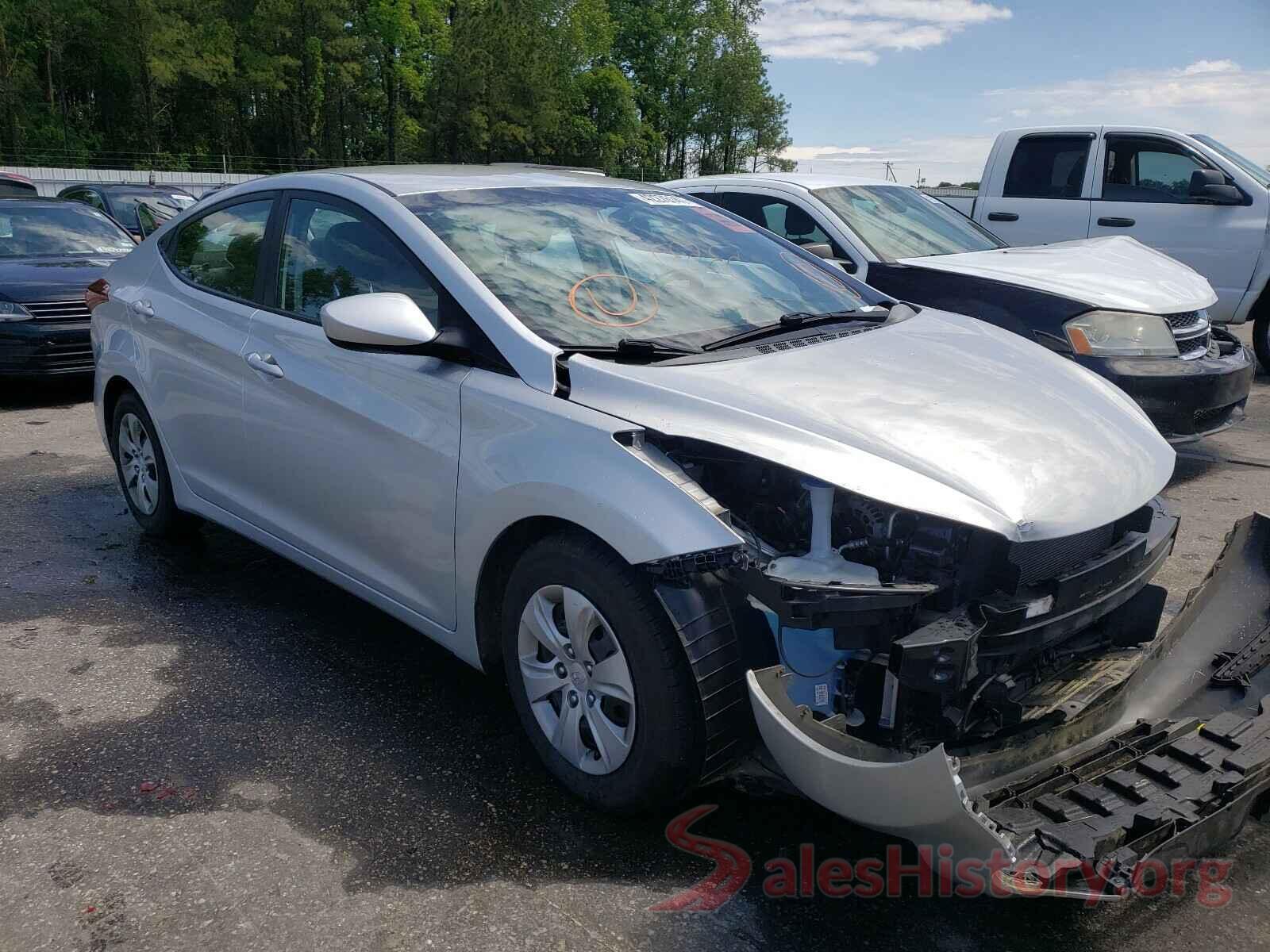 5NPDH4AEXGH705395 2016 HYUNDAI ELANTRA