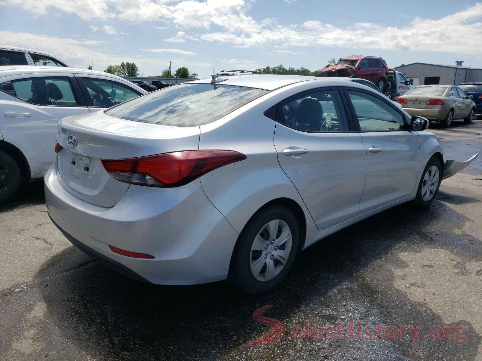 5NPDH4AEXGH705395 2016 HYUNDAI ELANTRA