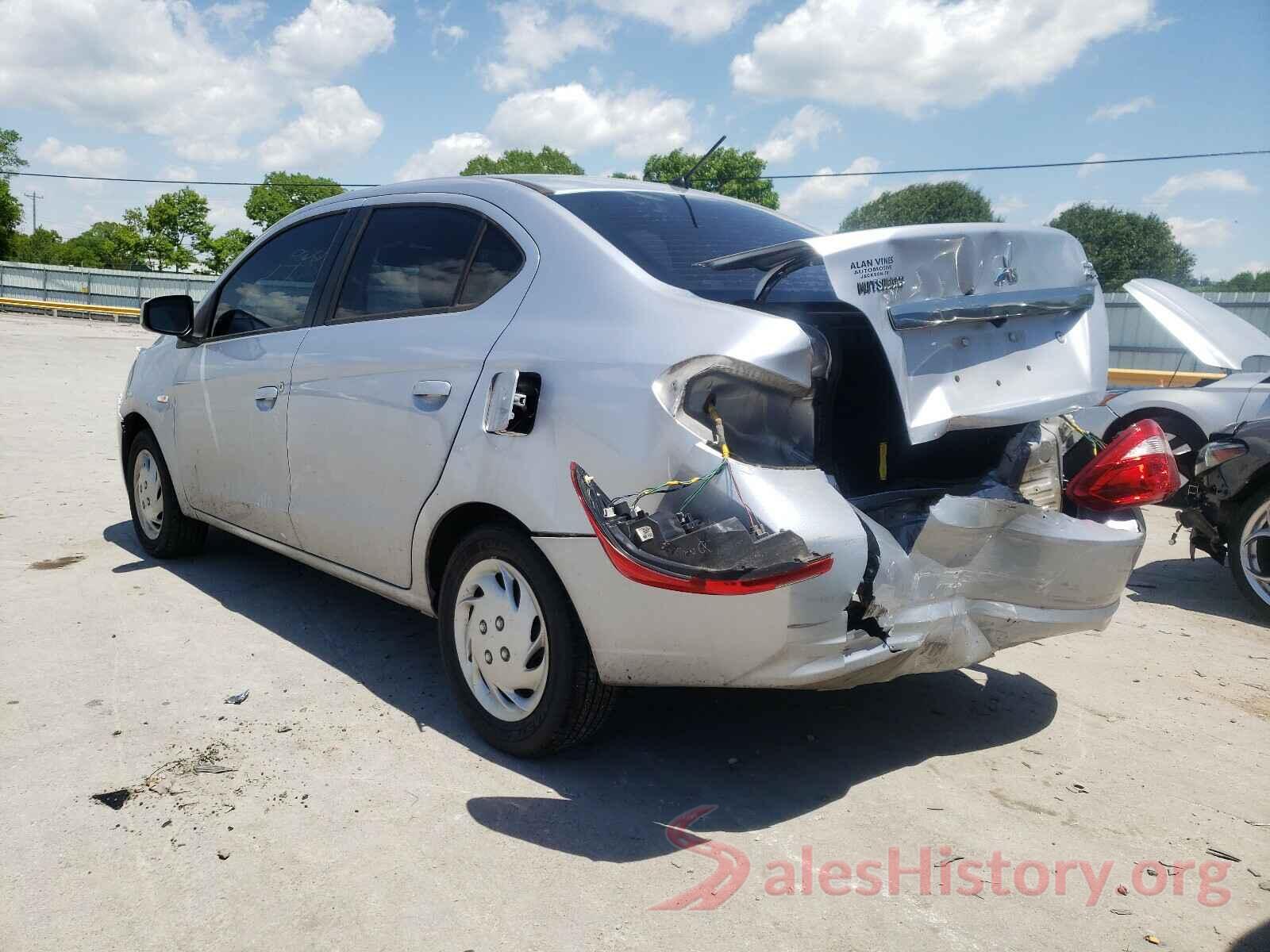 ML32F3FJ5HH004571 2017 MITSUBISHI MIRAGE