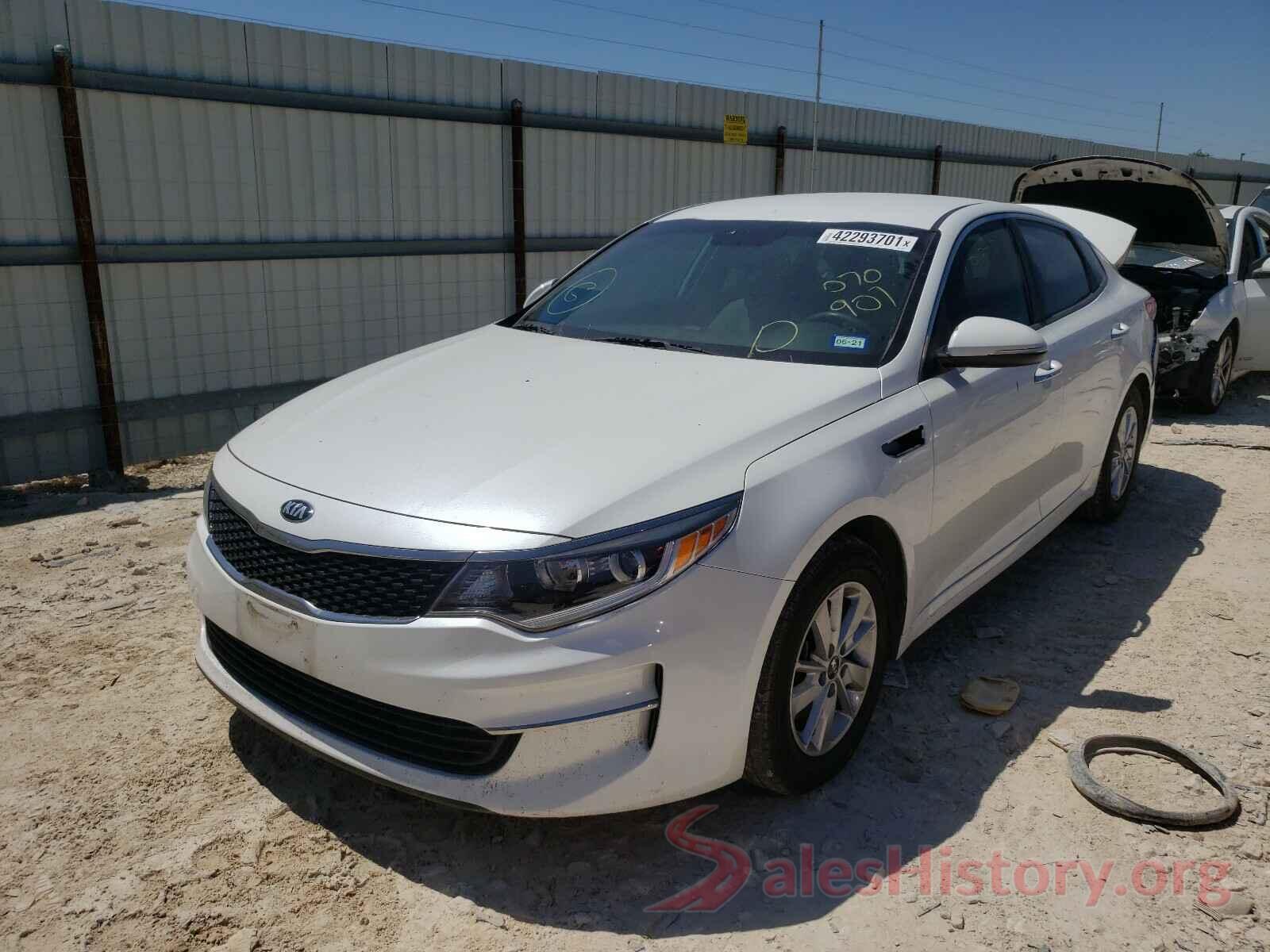 KNAGT4L35G5070901 2016 KIA OPTIMA