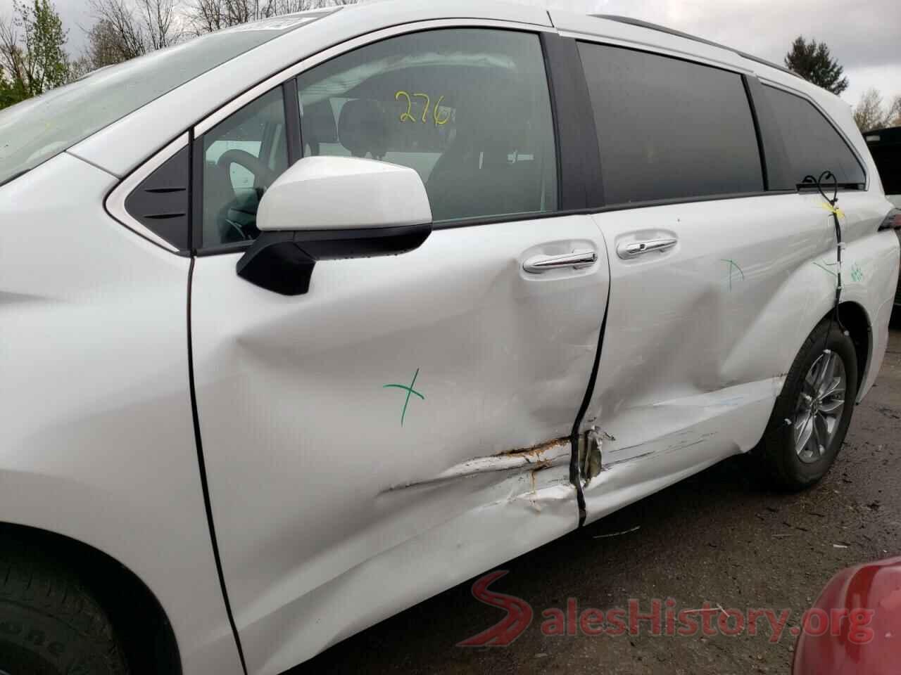 5TDYSKFCXNS051813 2022 TOYOTA SIENNA