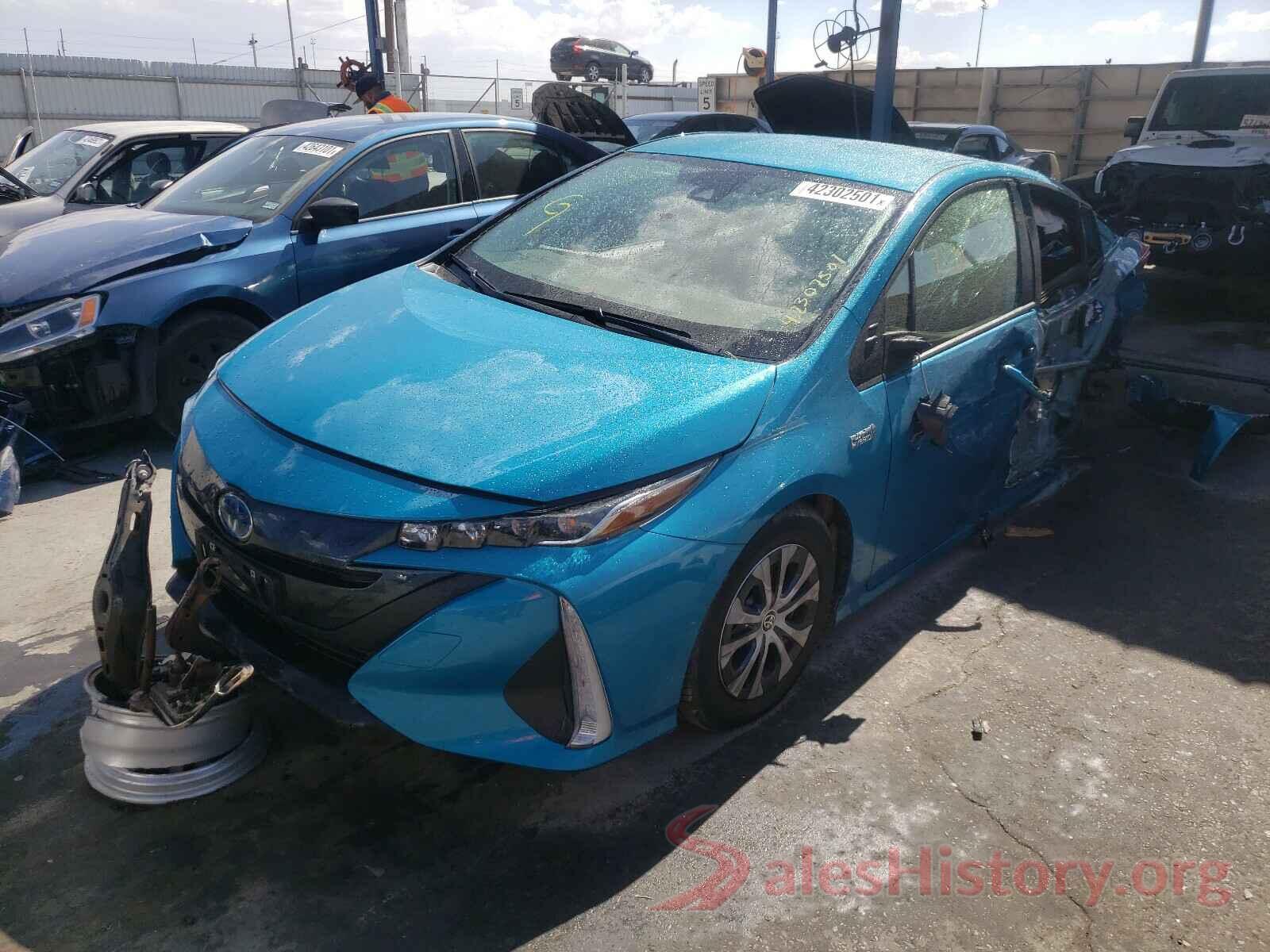 JTDKAMFP4M3177334 2021 TOYOTA PRIUS