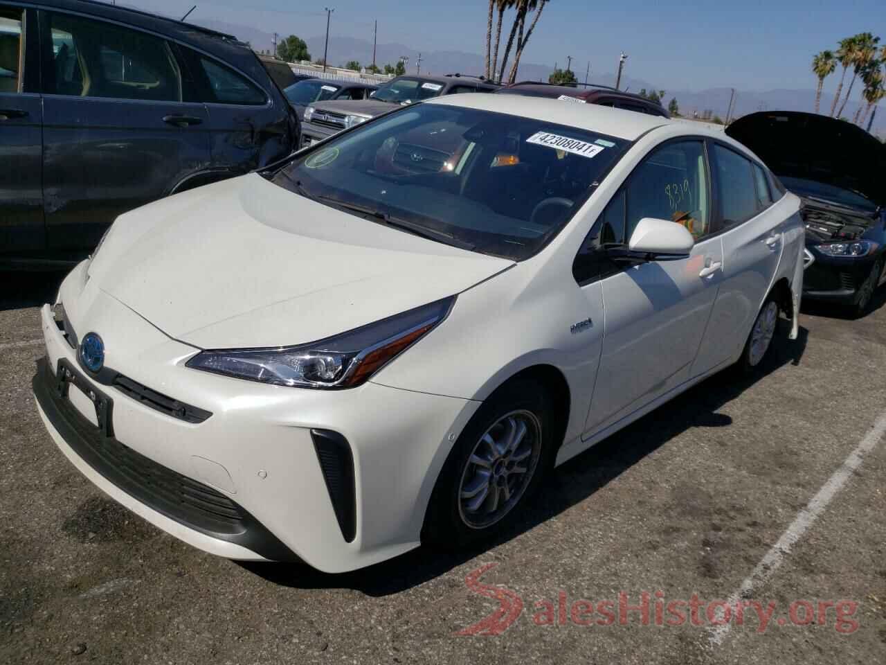 JTDKARFU0L3111624 2020 TOYOTA PRIUS