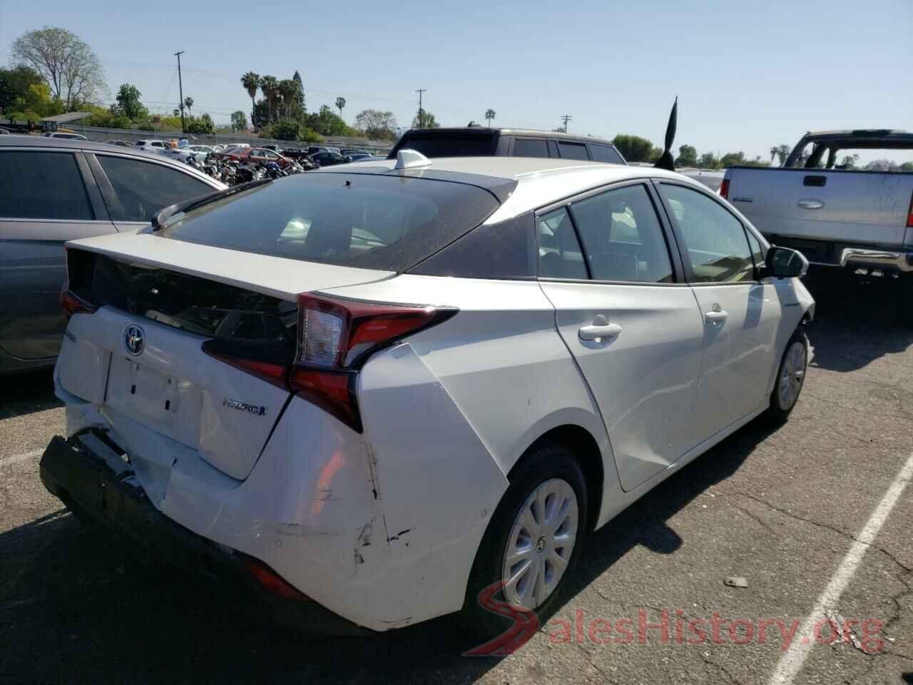 JTDKARFU0L3111624 2020 TOYOTA PRIUS