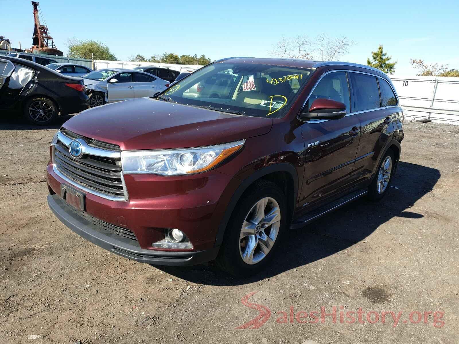 5TDDCRFH5GS014218 2016 TOYOTA HIGHLANDER