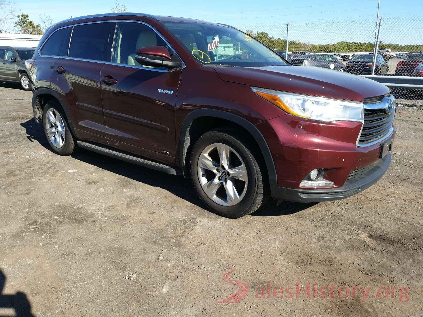 5TDDCRFH5GS014218 2016 TOYOTA HIGHLANDER