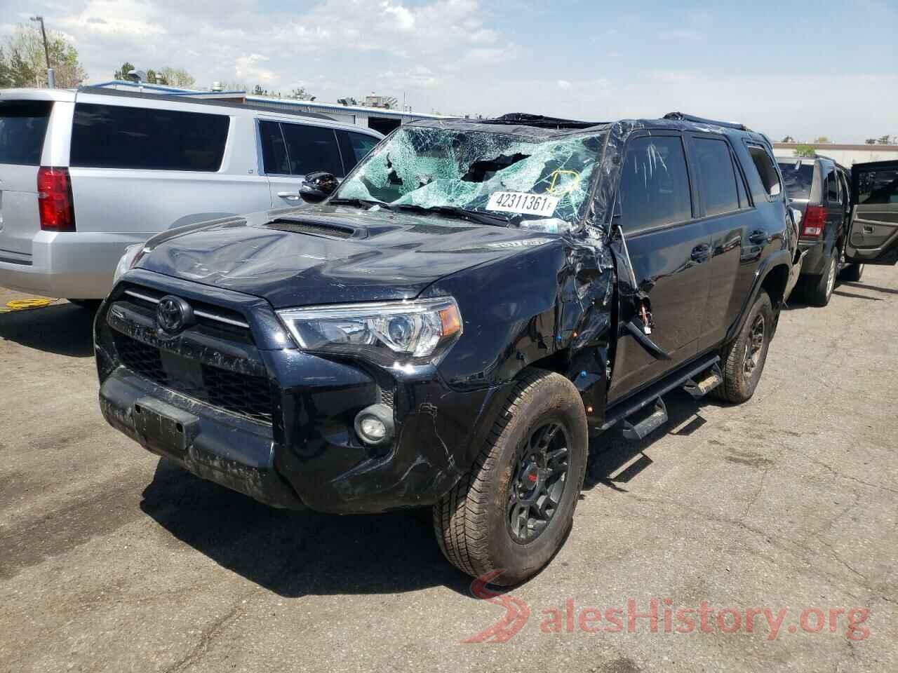 JTEHU5JR9M5871887 2021 TOYOTA 4RUNNER