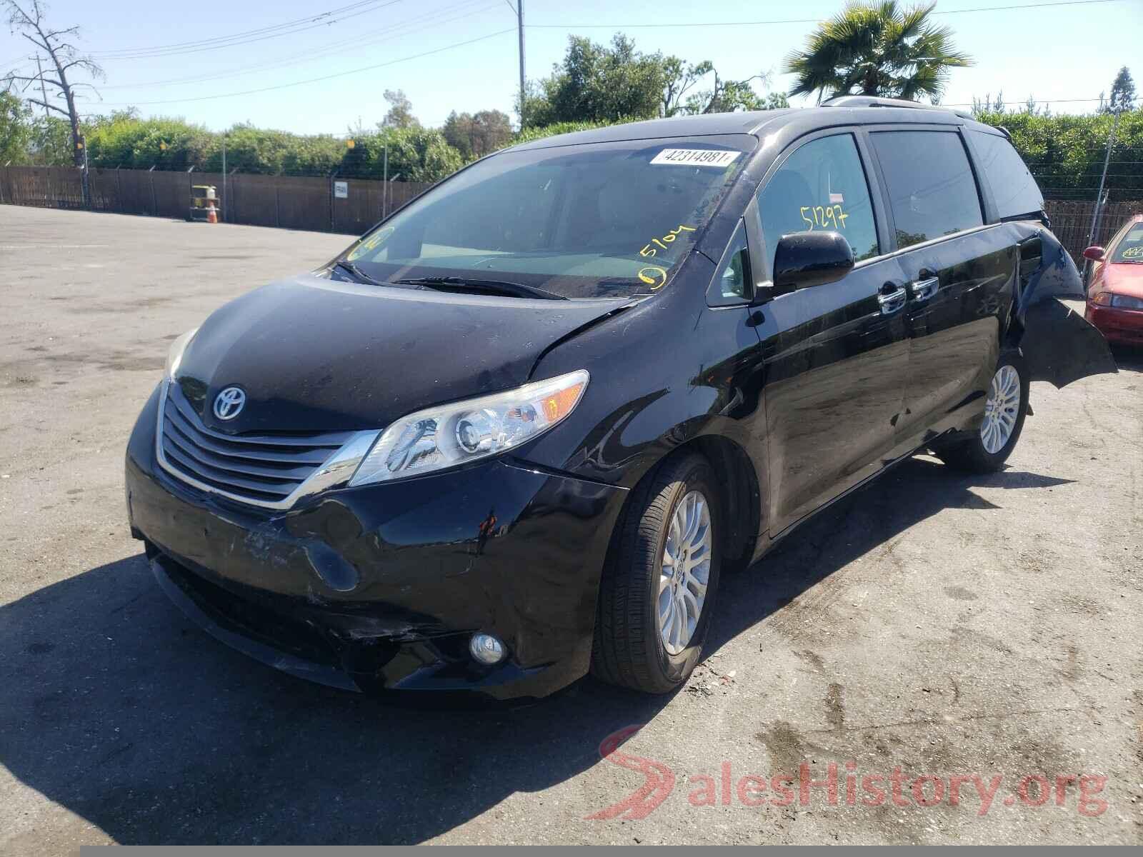 5TDYK3DC5GS746082 2016 TOYOTA SIENNA