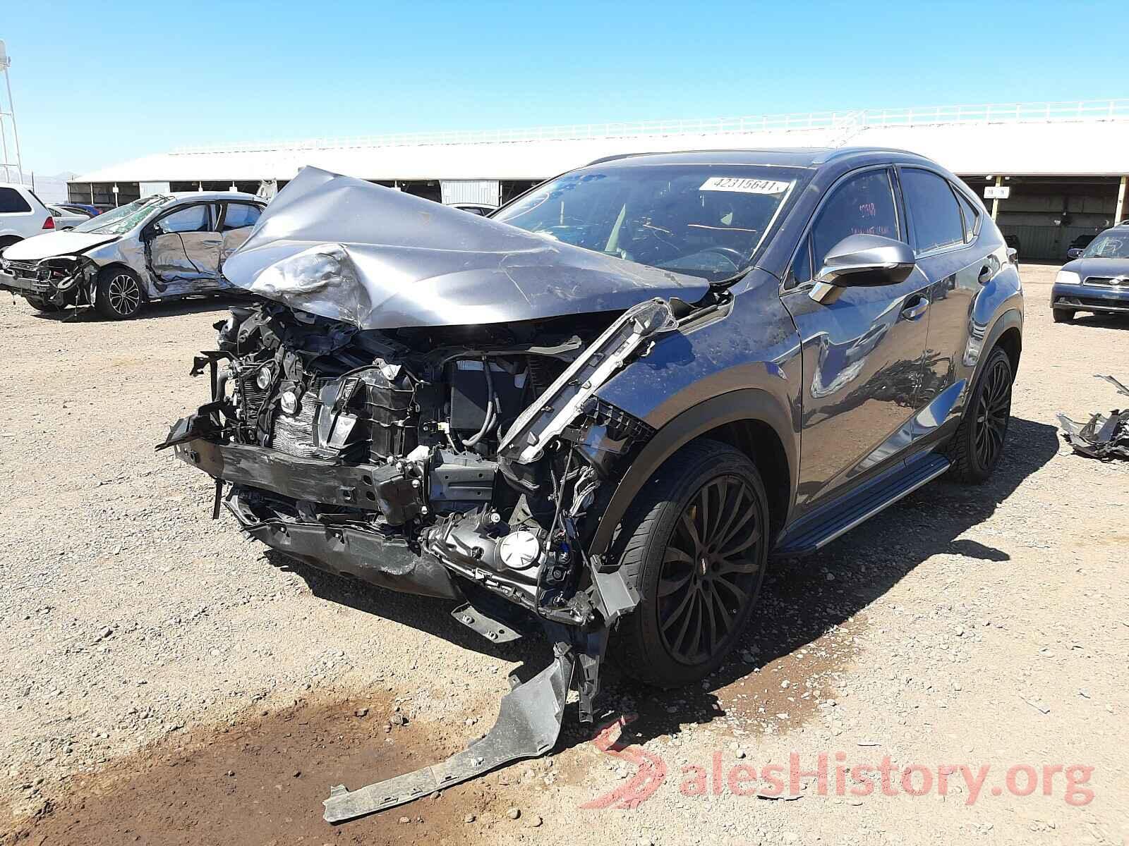 JTJYARBZXH2054225 2017 LEXUS NX