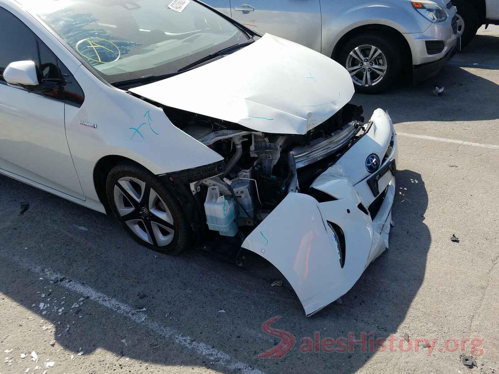 JTDKARFU4G3503267 2016 TOYOTA PRIUS