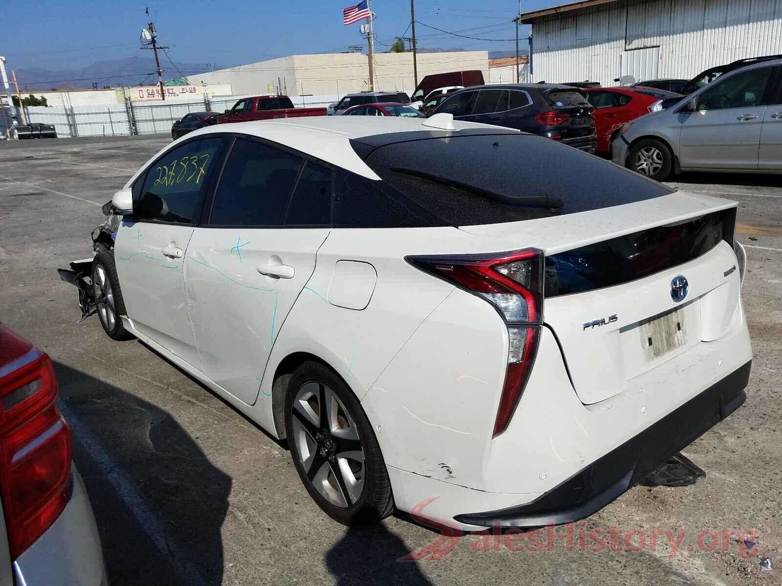 JTDKARFU4G3503267 2016 TOYOTA PRIUS