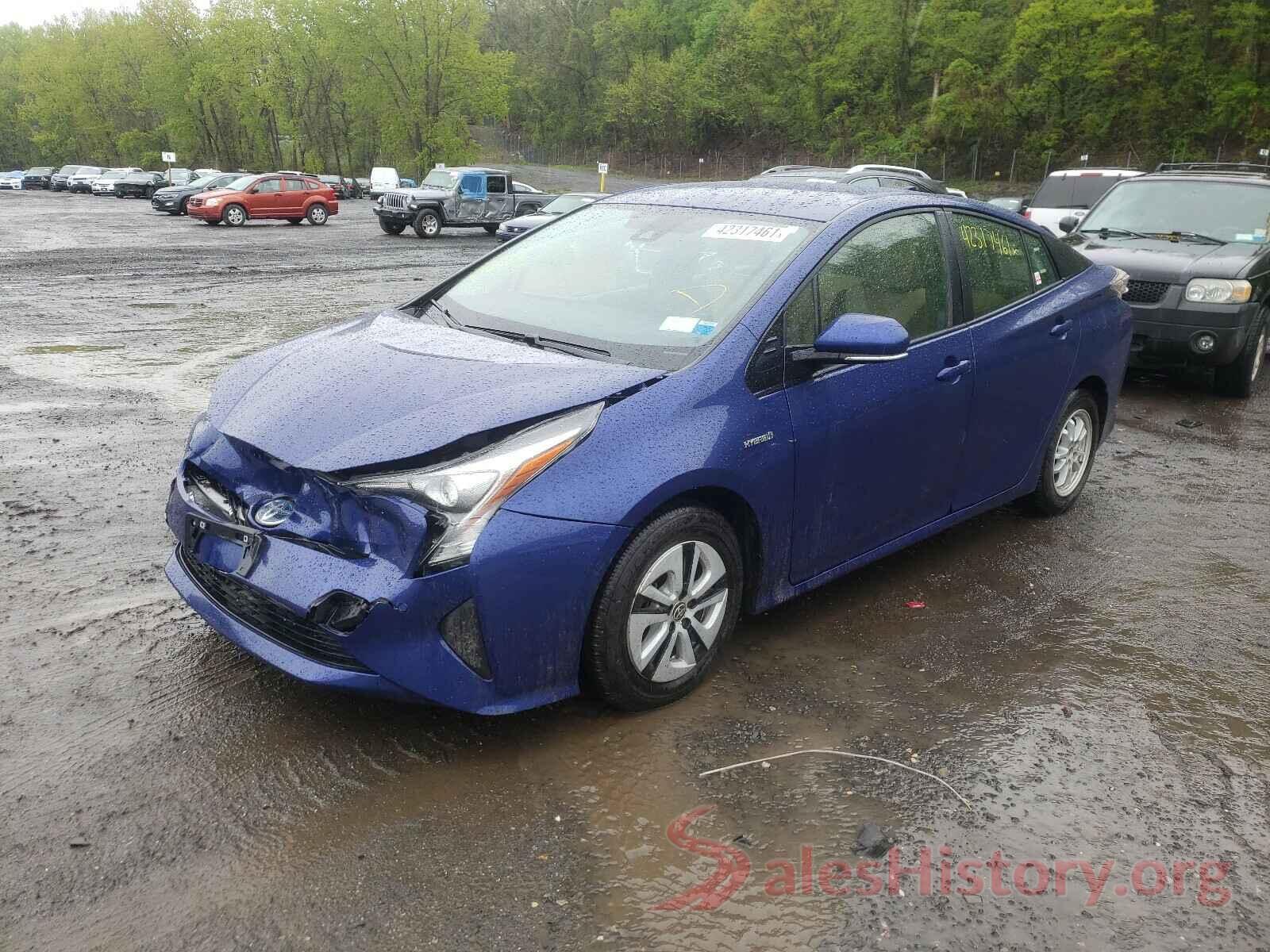 JTDKBRFU7J3599092 2018 TOYOTA PRIUS