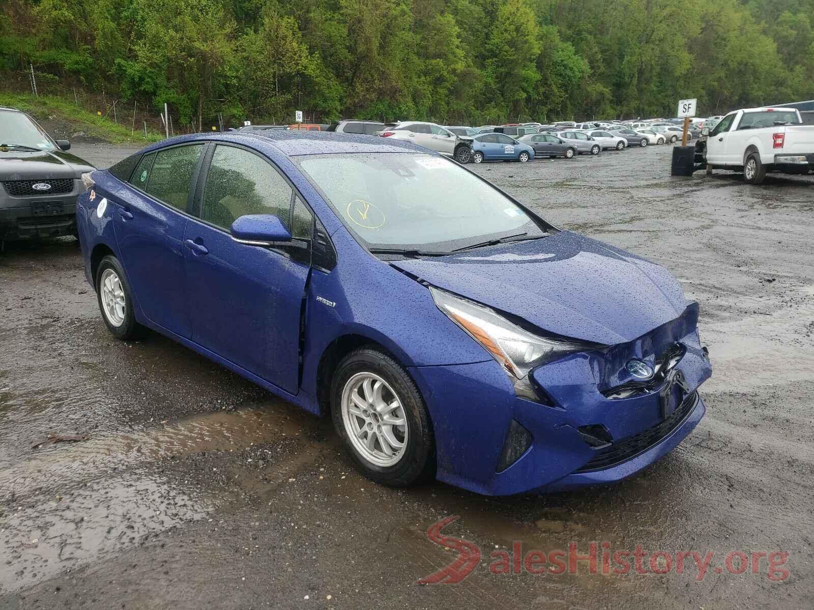 JTDKBRFU7J3599092 2018 TOYOTA PRIUS