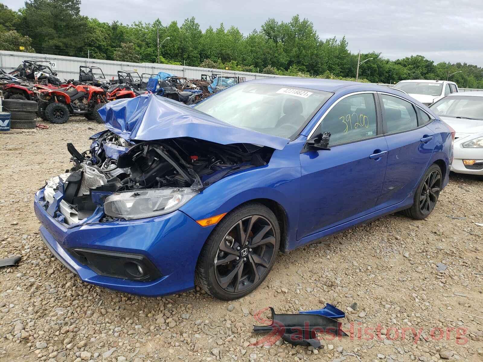 2HGFC2F89KH513595 2019 HONDA CIVIC