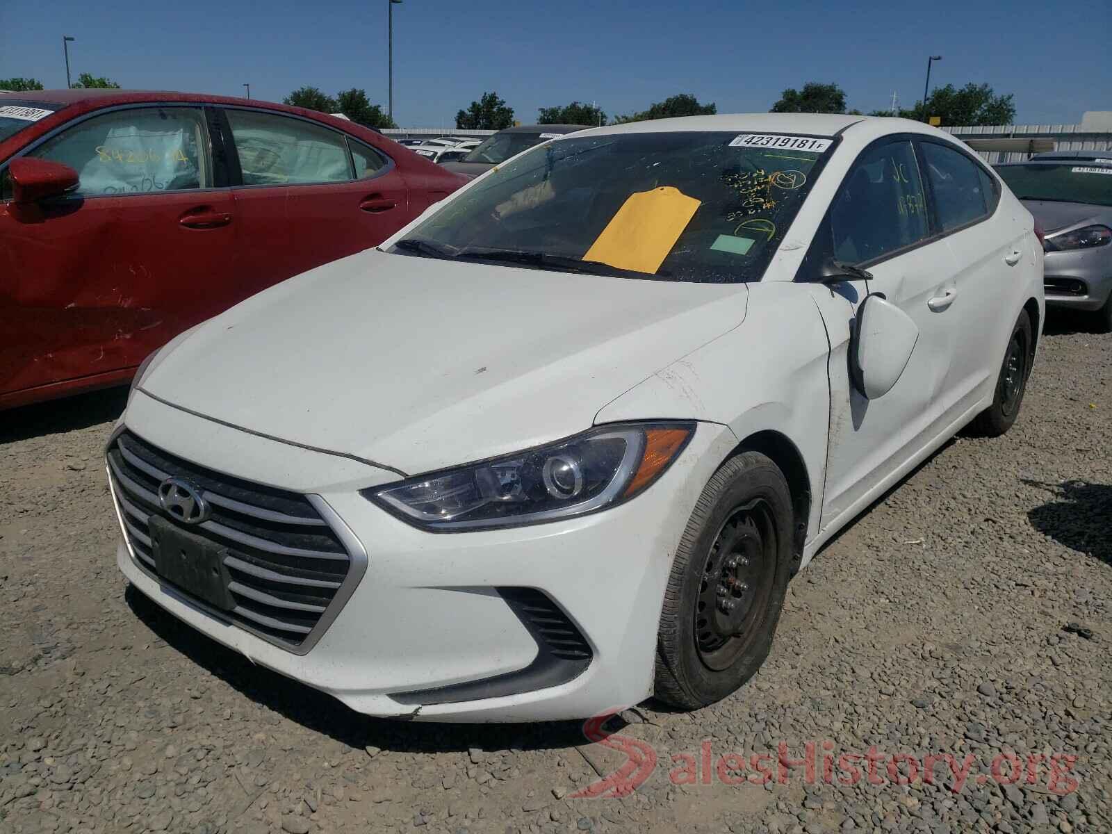 5NPD74LF8HH185918 2017 HYUNDAI ELANTRA