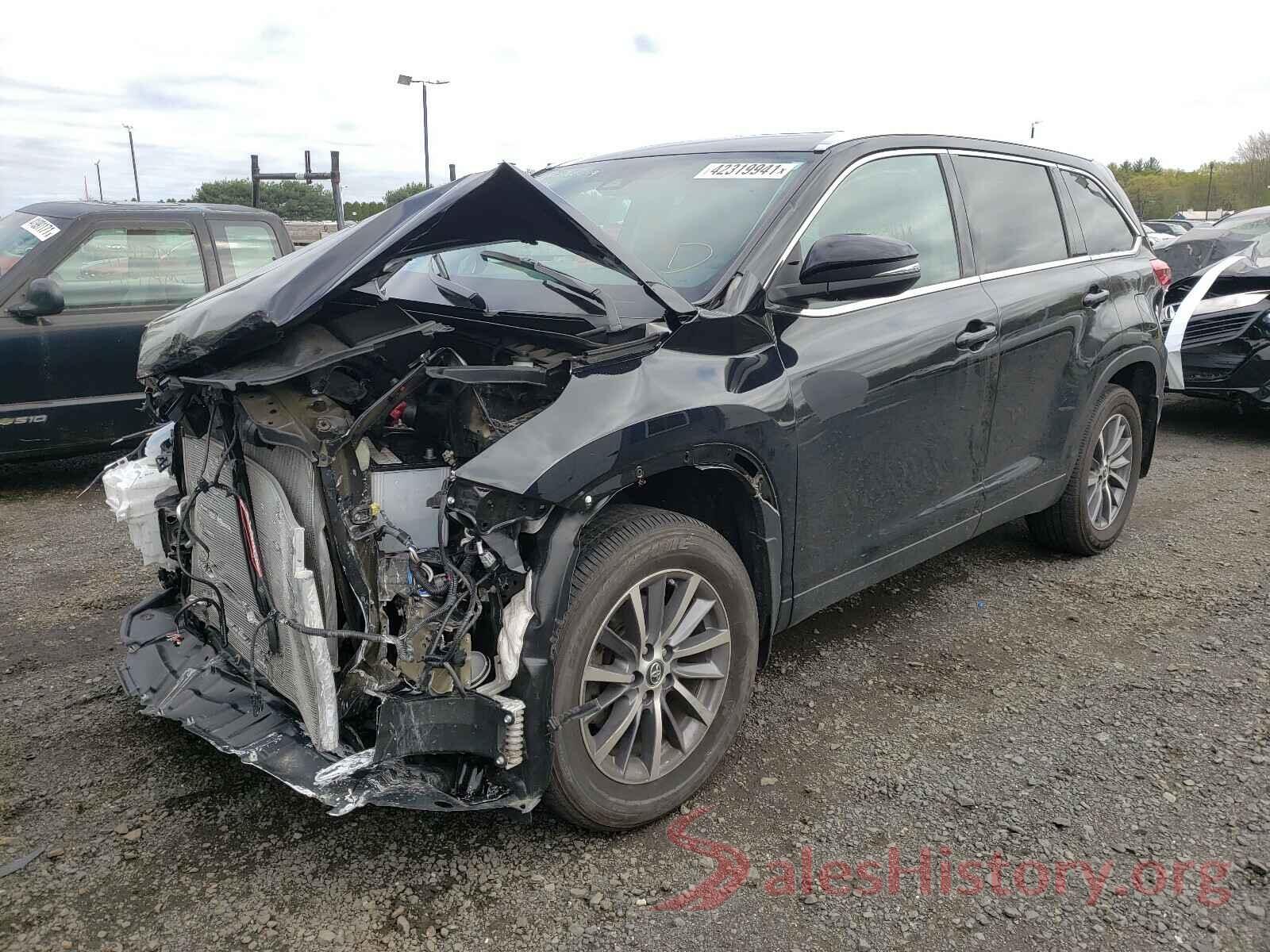 5TDJZRFH8KS710162 2019 TOYOTA HIGHLANDER