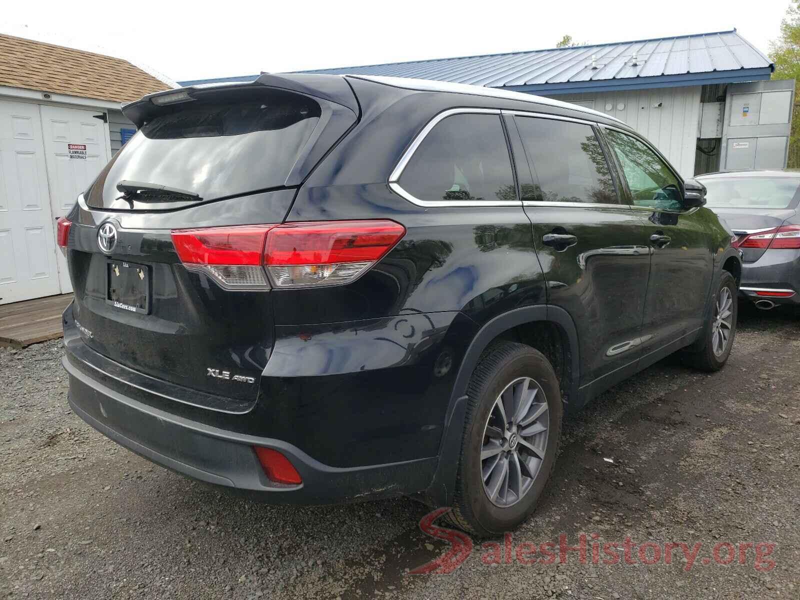 5TDJZRFH8KS710162 2019 TOYOTA HIGHLANDER