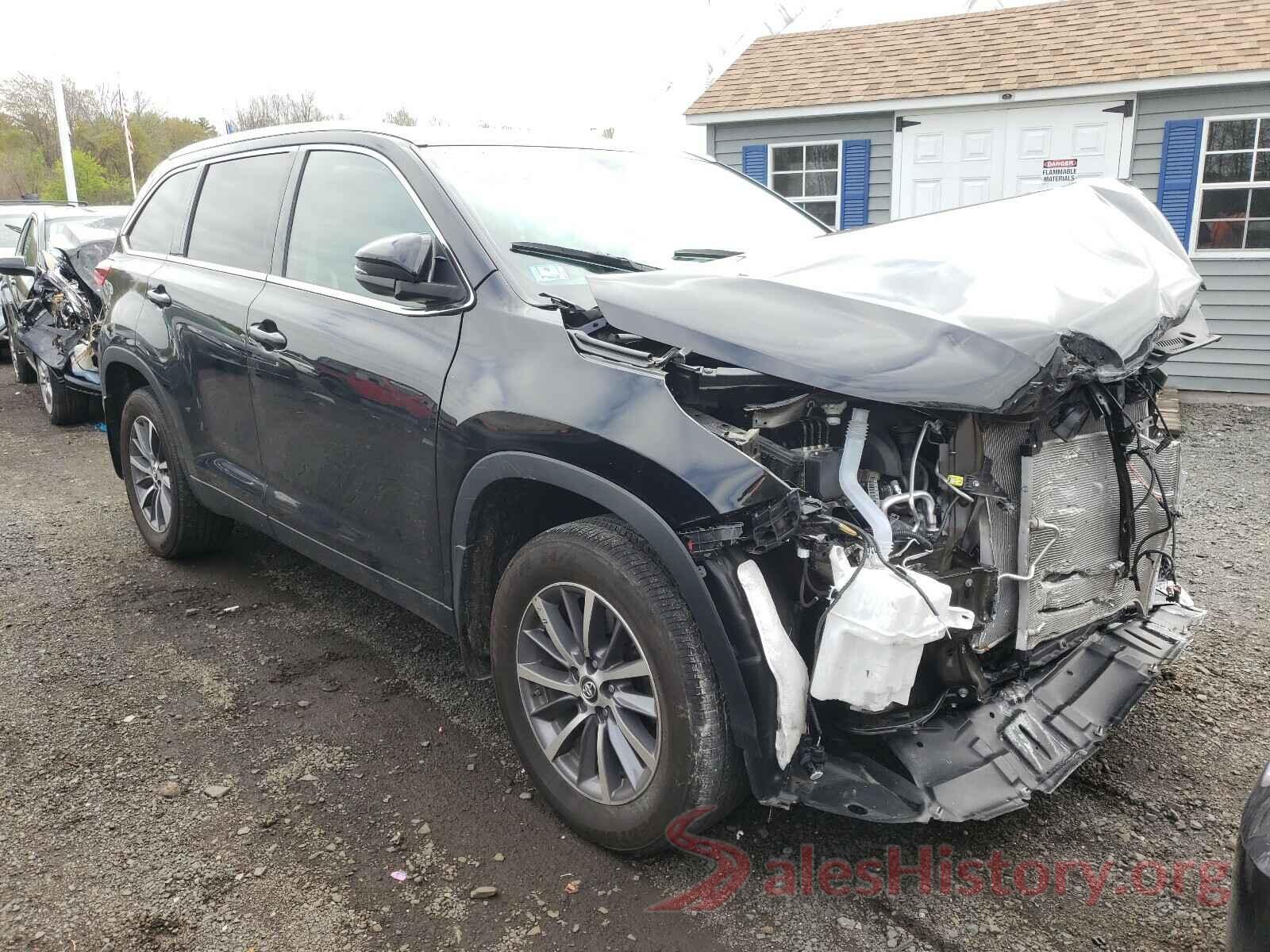 5TDJZRFH8KS710162 2019 TOYOTA HIGHLANDER