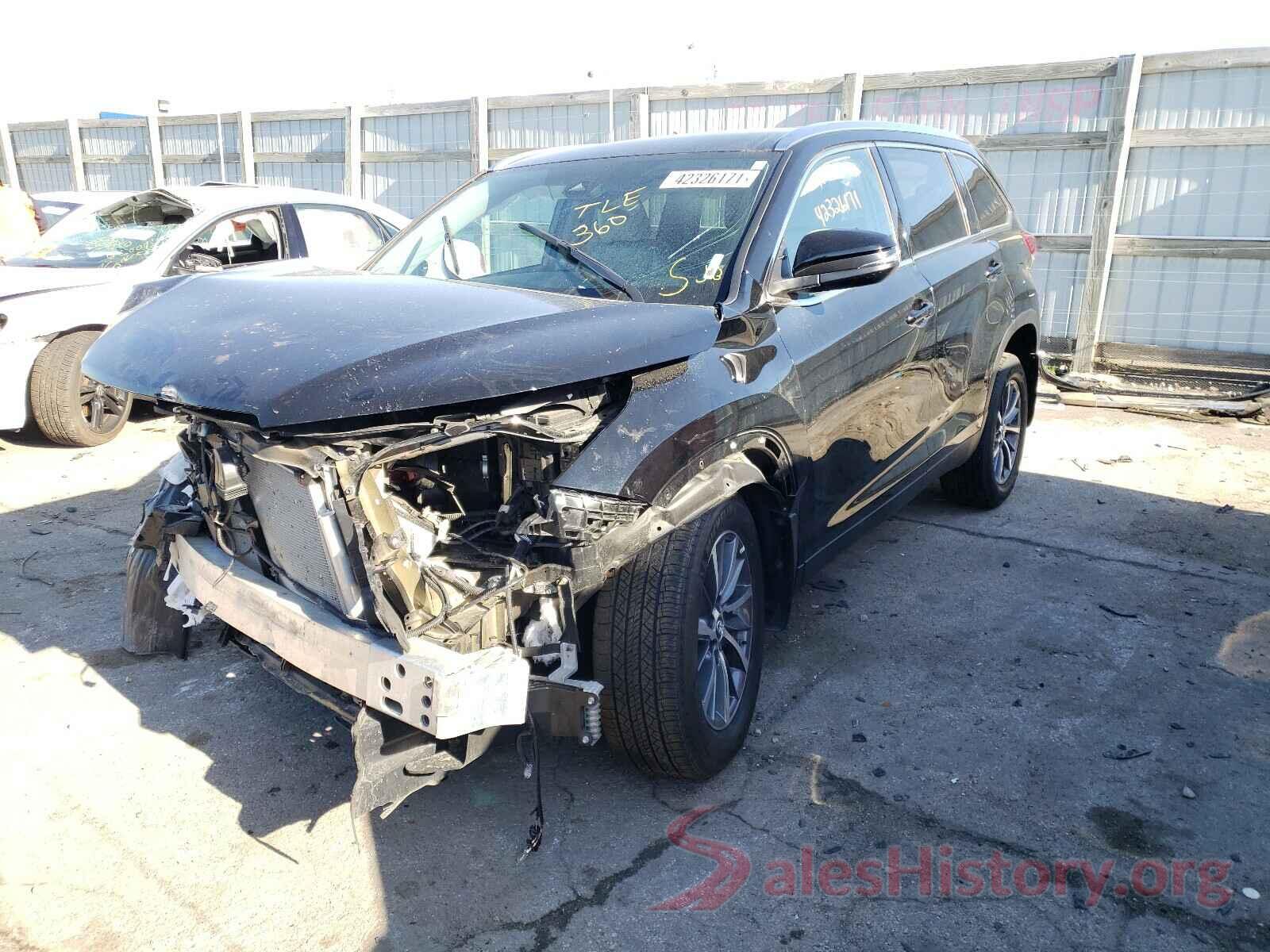 5TDJZRFH4KS611712 2019 TOYOTA HIGHLANDER